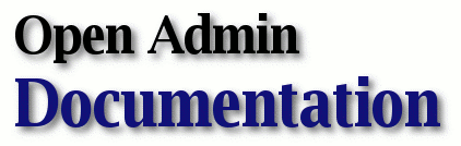 Open Admin Documentation